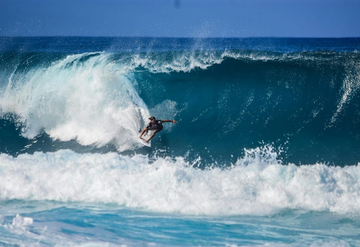 Surfers enjoying the waves in El Salvador